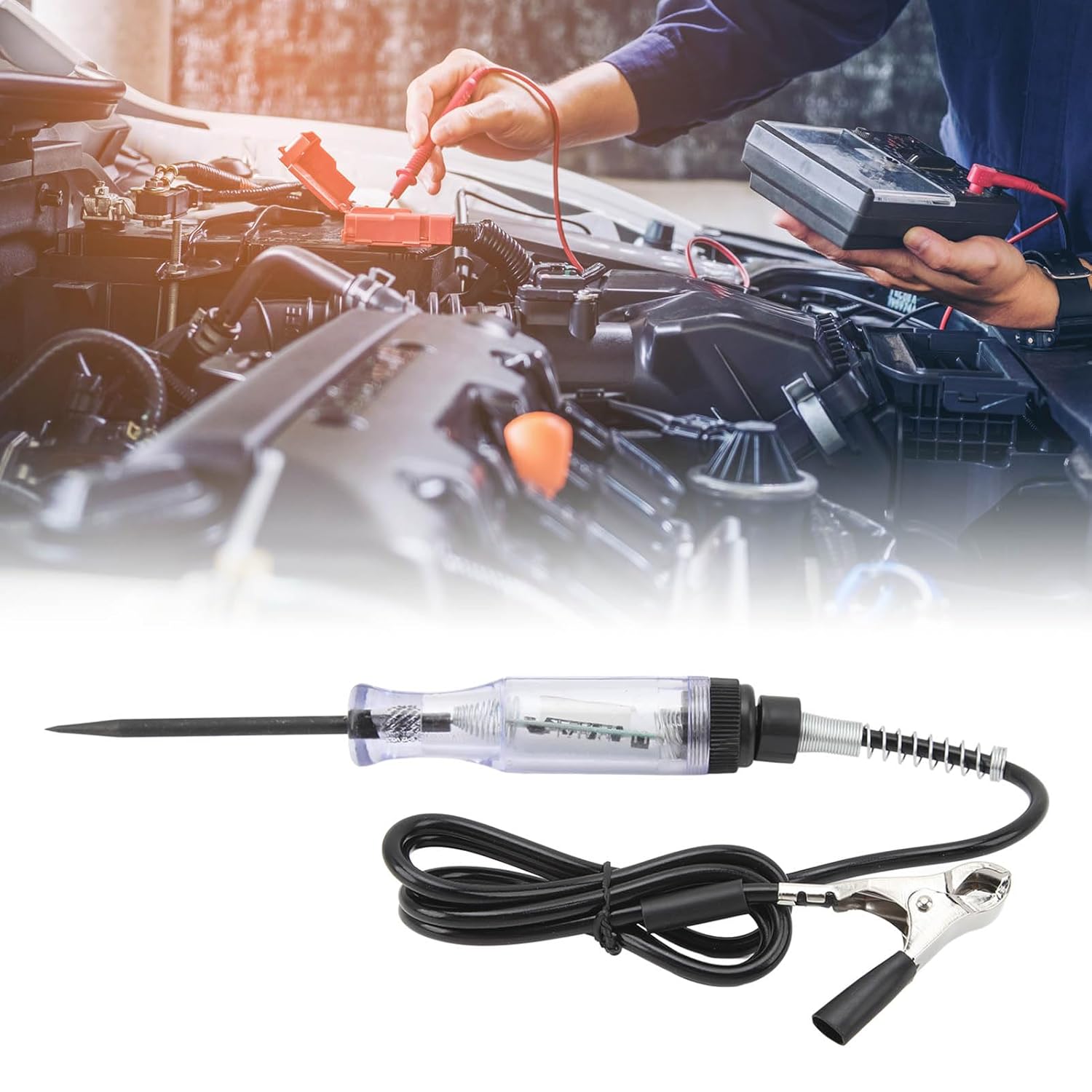 Medidor de Voltaje del Coche